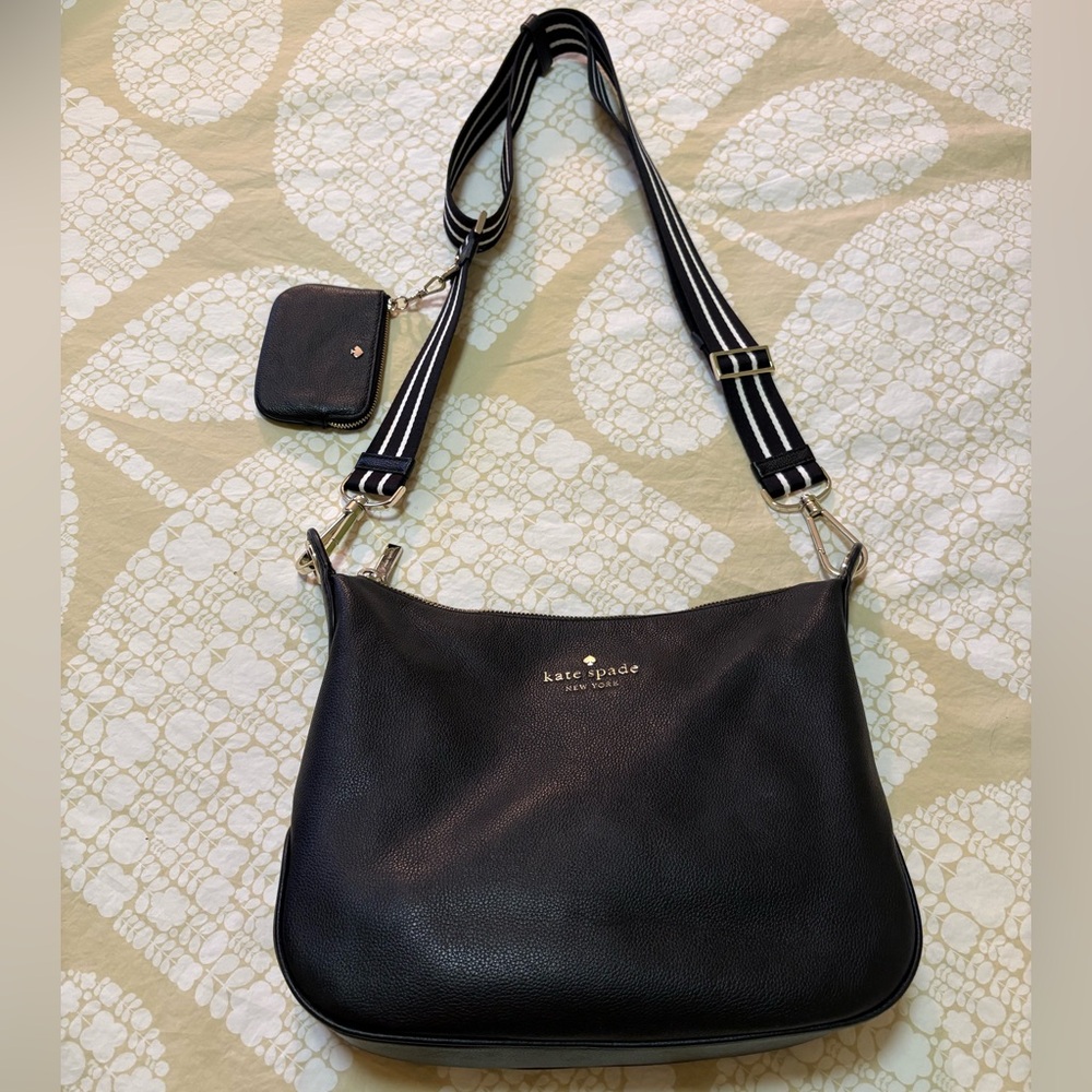 Kate Spade Black Leather Crossbody Bag